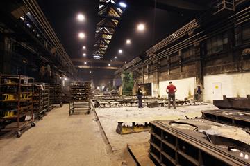 View into the foundry