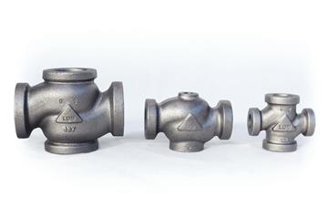 Castings of three-way valves