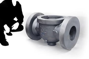 Odlitek kulového ventilu