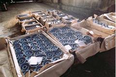 Grey iron castings in dispatch hall