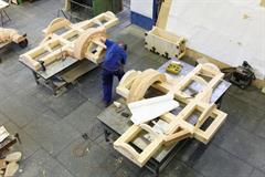View into the pattern shop