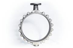 Casting body of butterfly valve