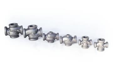Castings of three-way valves