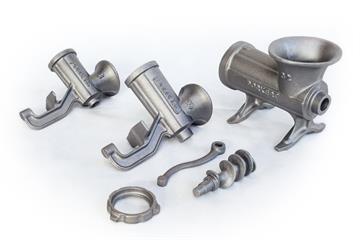 Gussteile der Handfleischmühle